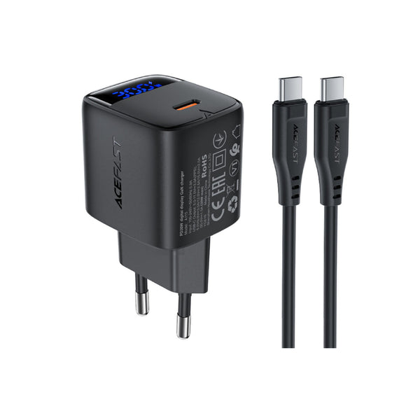 Pack Cargador de Pared USB-C a USB-C 30W Acefast A115
