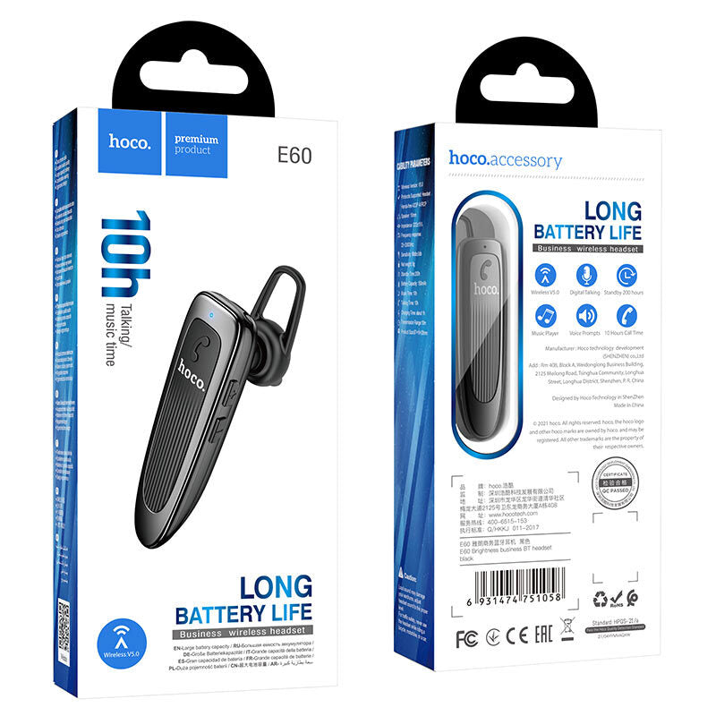 Auricular Manos Libres Hoco E60