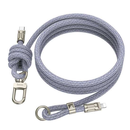 Colgante con Cable USB-C a Lightning Hoco GH7 Azul