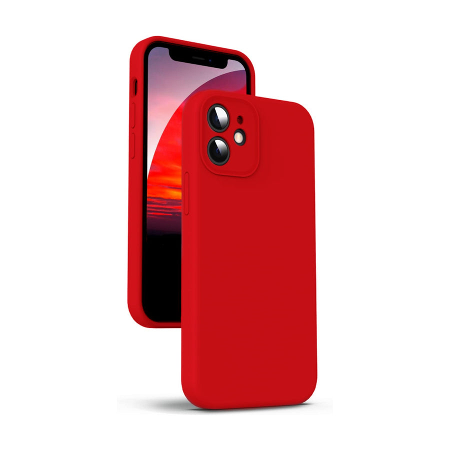 Silicona iCase Rojo Candy - iPhone 12
