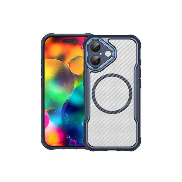 Cover Carbono Azul iPhone 17