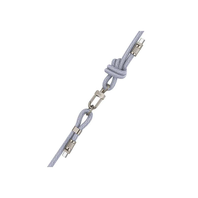 Colgante con Cable USB-C a USB-C Hoco GH7 Azul