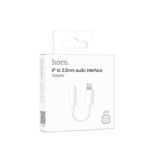 Adaptador Lightning a Jack 3.5mm Hoco LS34