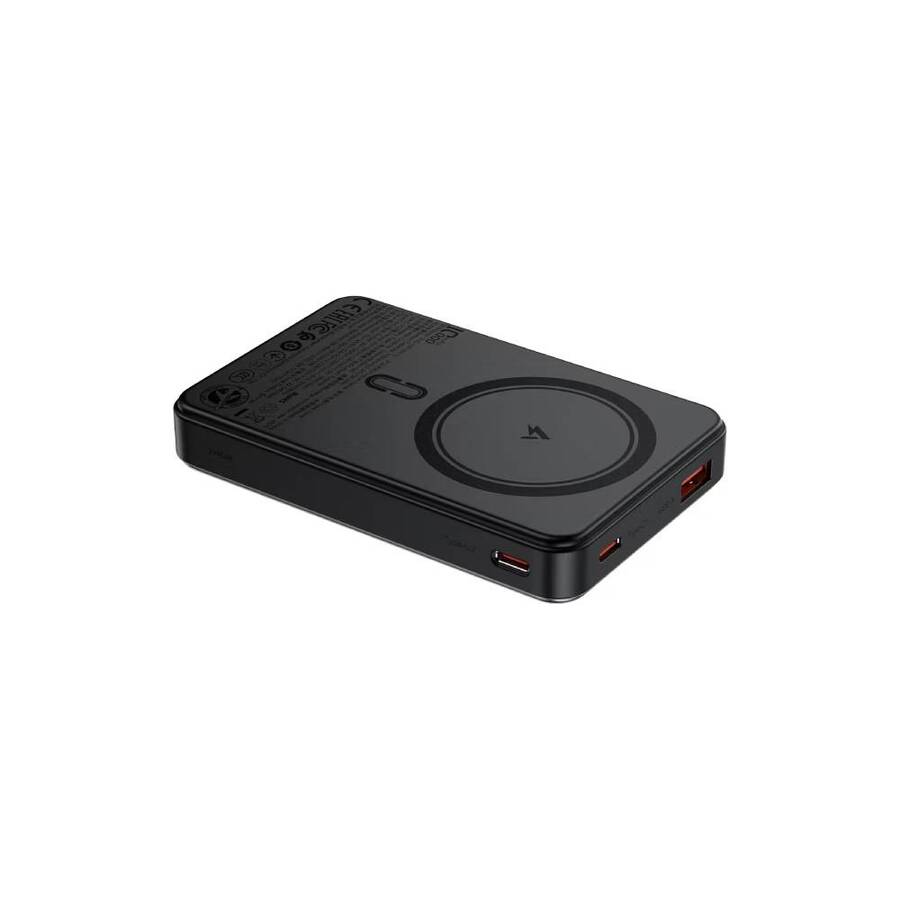 Bateria Externa MagSafe 10000mAh 22.5W Acefast M31 Negro