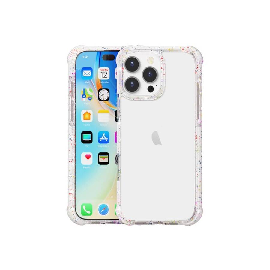 Cover Gel Borde Brillo iPhone 15 PRO
