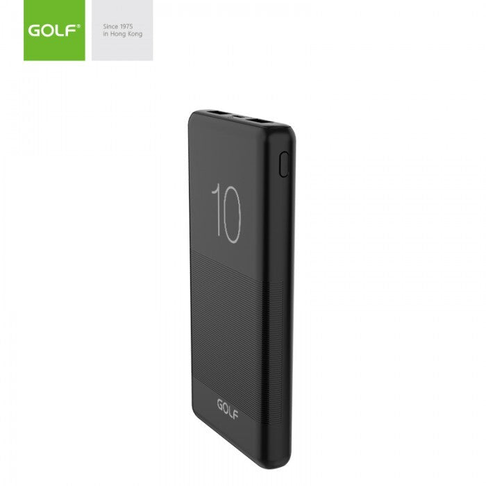 Bateria Portatil 10000mAh GOLF - Negro