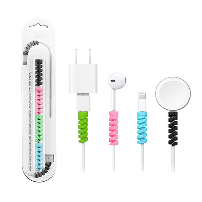 Protector de Cable Espiral Multicolor Pack 4 unidades