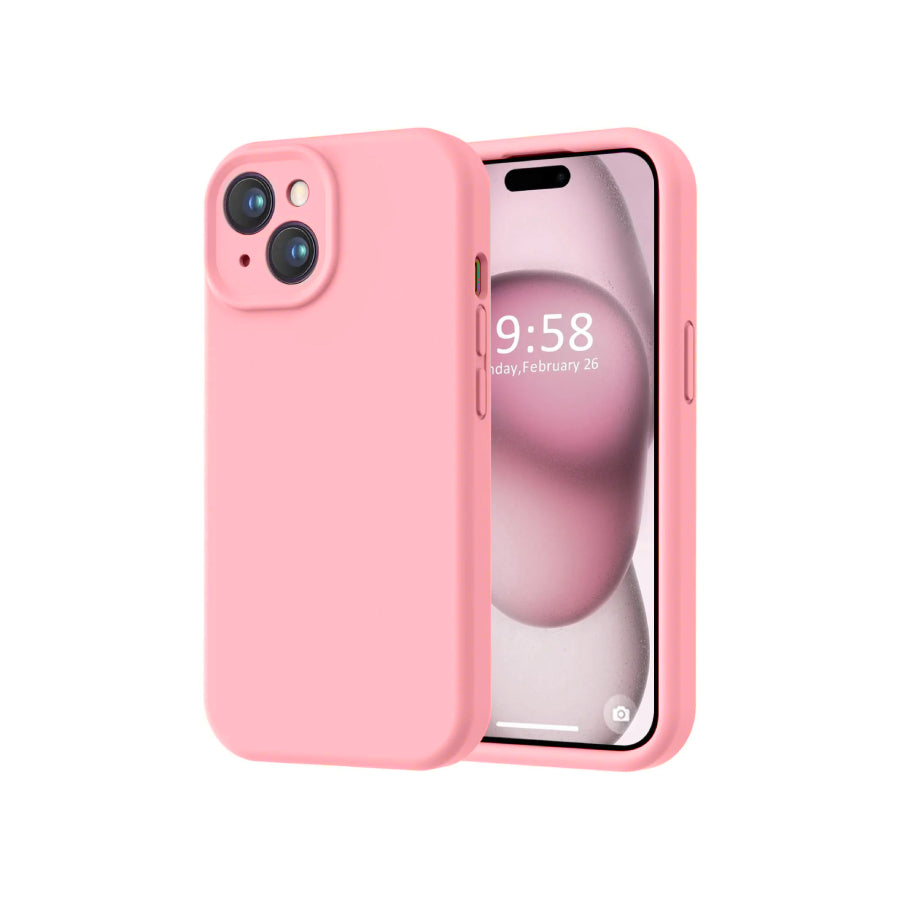 Silicona iCase Rosado Candy iPhone 15