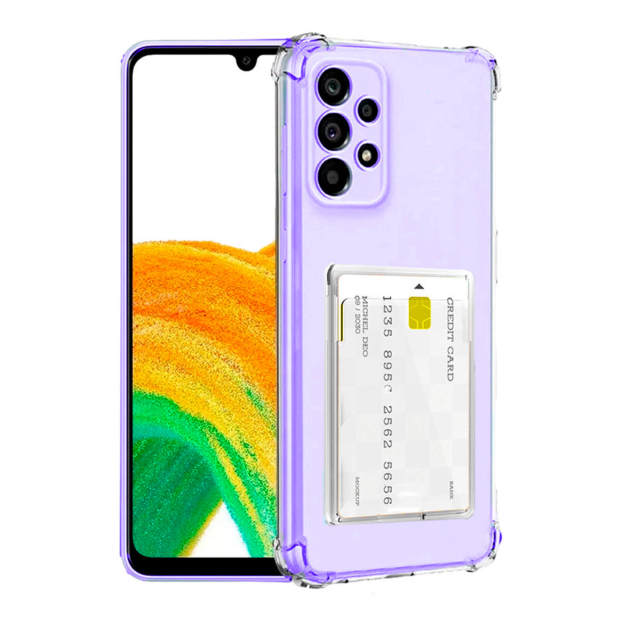 Carcasa Transparente con Porta Tarjetas - Samsung A13