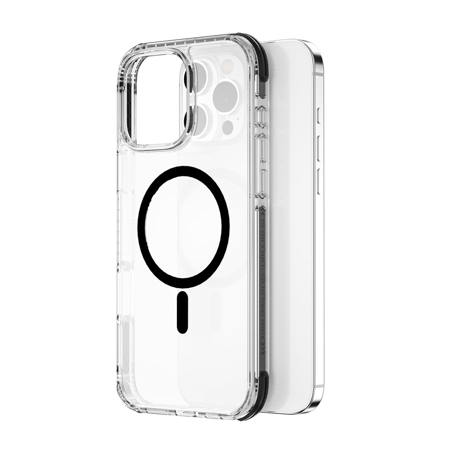 Cover Gel Magsafe Negro - iPhone 16 PRO
