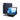 Estuche Azul con Teclado iPad 7 / 8 / 9 10.2"