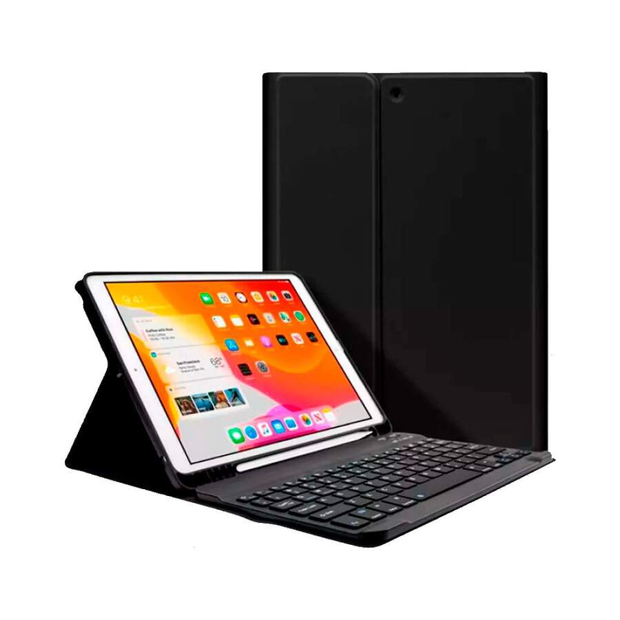 Estuche Negro con Teclado - iPad Pro 2020 12.9"