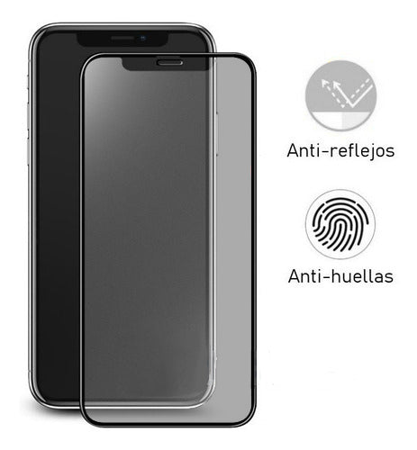 Vidrio Templado Mate iPhone X / XS