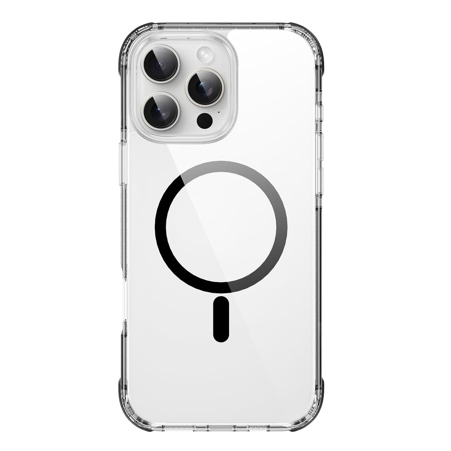 Cover Gel Magsafe Negro - iPhone 16 PRO