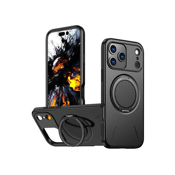 Carcasa Aura MagSafe Negro con Soporte iPhone 17 PRO