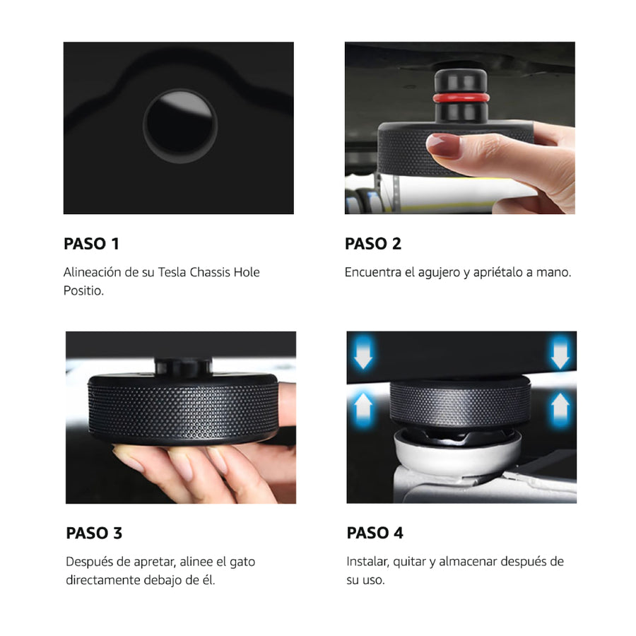 Pads de Elevación para autos Tesla - Pack de 4