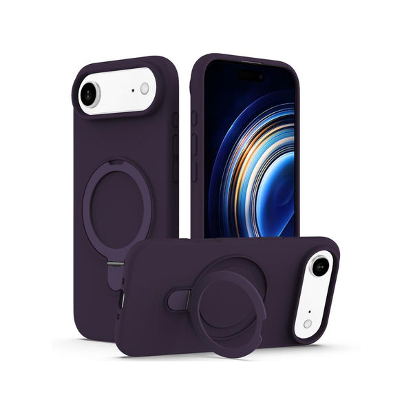 Silicona MagSafe Violeta Oscuro con Anillo iPhone 17 Air
