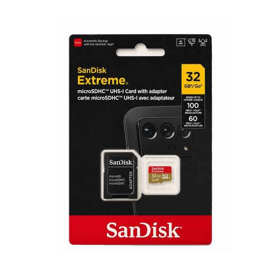 Memoria MicroSDXC SanDisk 32GB Extreme UHS-I V30 100 MB/s