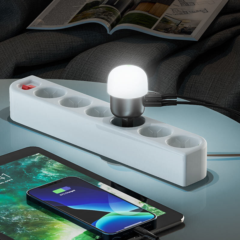 Luz de Noche con Cargador USB Hoco C87A