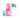 Cover Slide 360º Turquesa / Rosado - iPhone 14 PRO