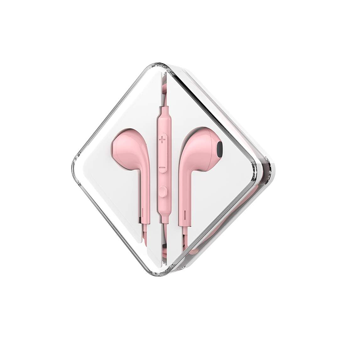 Auricular Jack 3.5mm Hoco M55 - Rosado