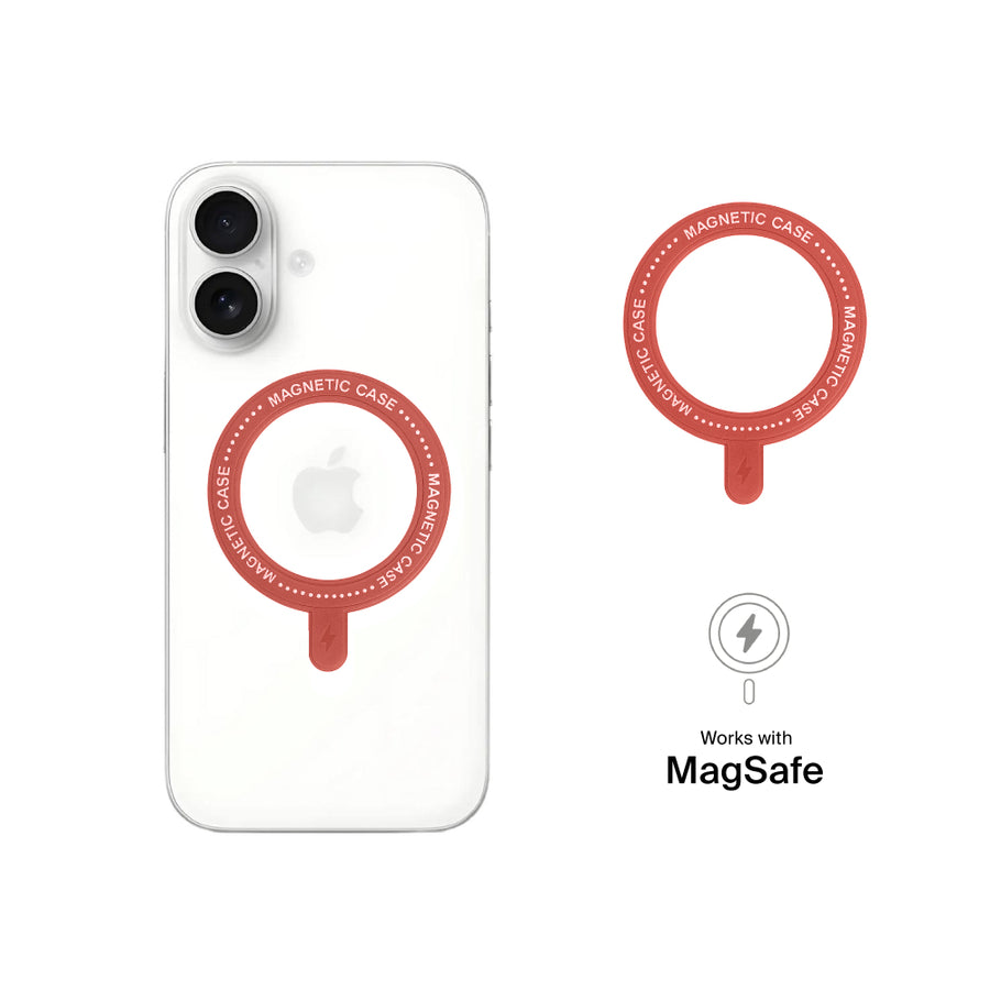 Aro Adhesivo Magnético MagSafe Salmón