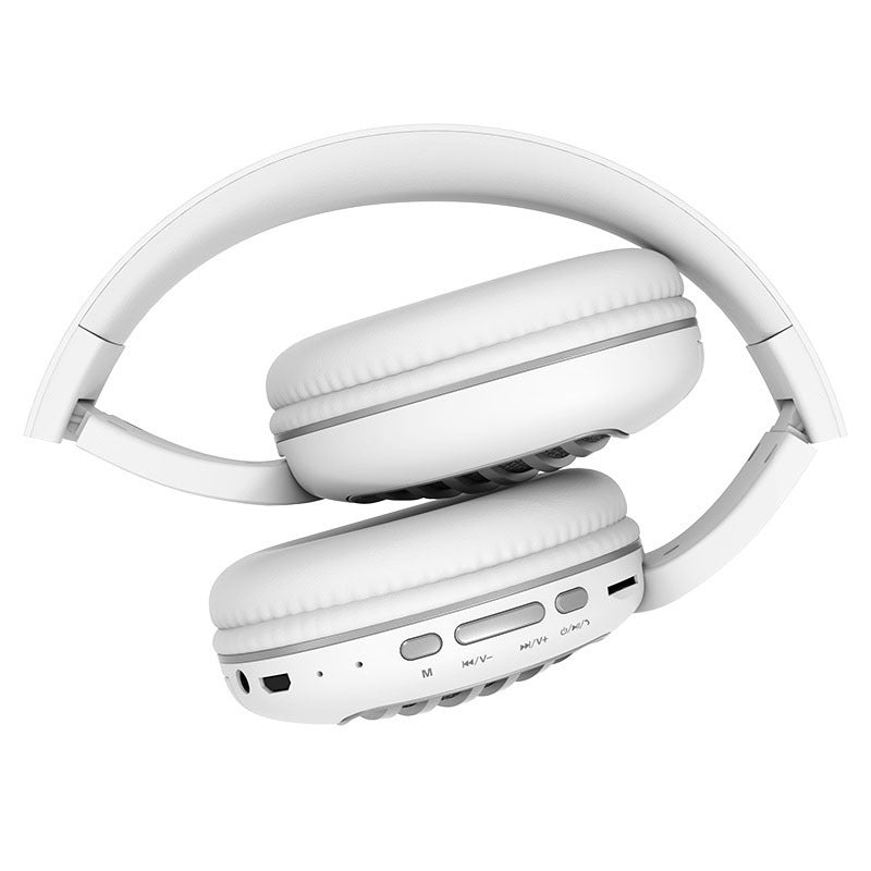 Auriculares Inalámbricos + TF Card Hoco W23 - Blanco