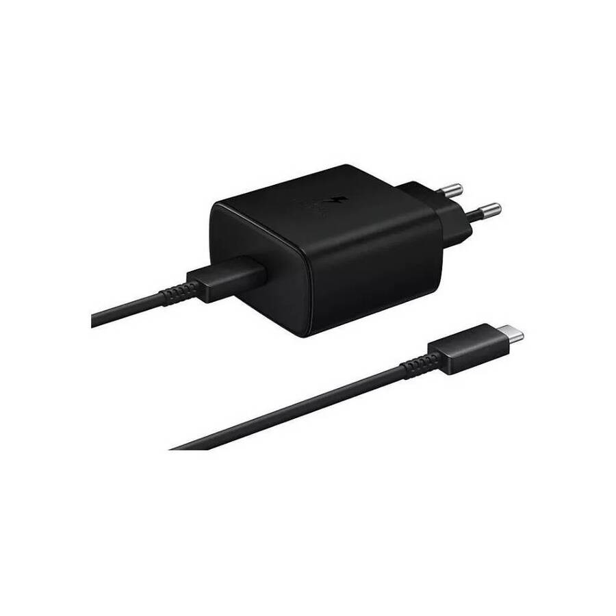 Pack Cargador de Pared USB-C Samsung 45W - Negro