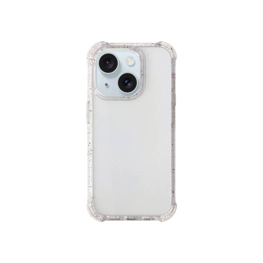 Cover Gel Borde Brillo iPhone 15 Plus