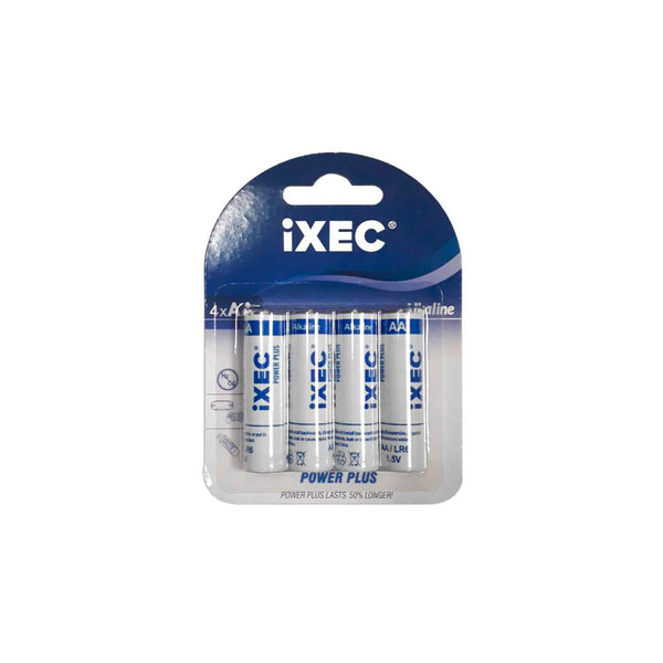Pilas iXec Alcalinas Doble A - Pack x 4