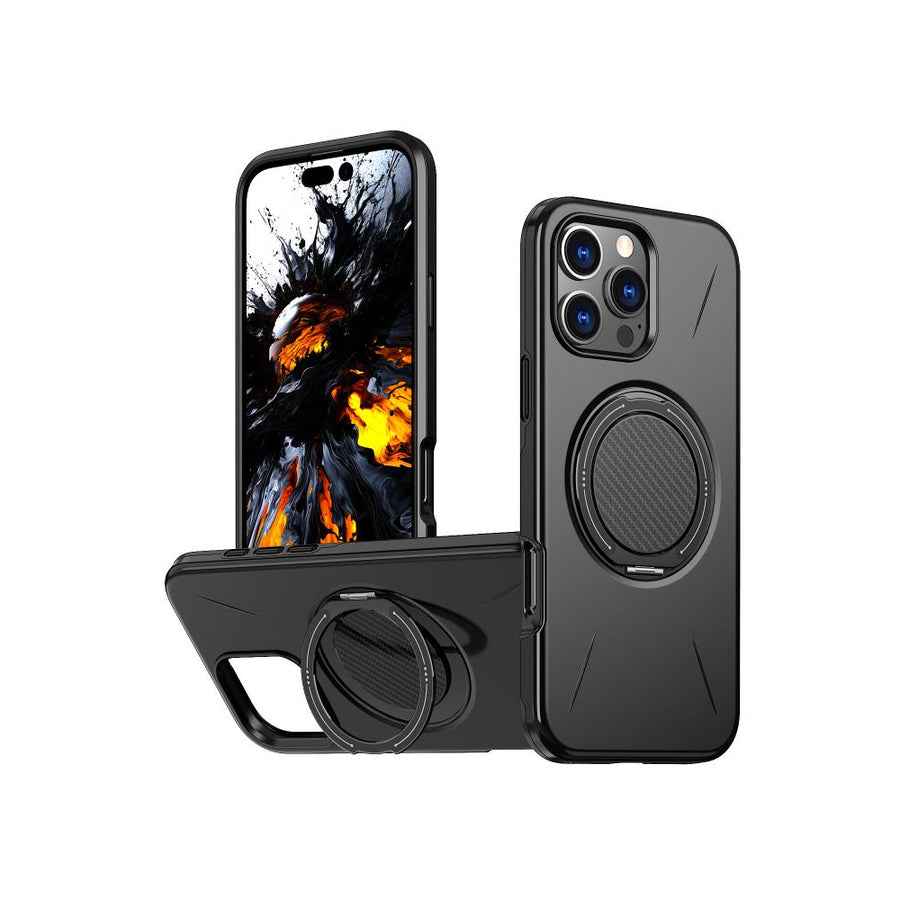 Carcasa Aura MagSafe Negro con Soporte iPhone 14 PRO