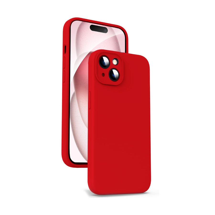 Silicona iCase Rojo Candy - iPhone 14 Plus