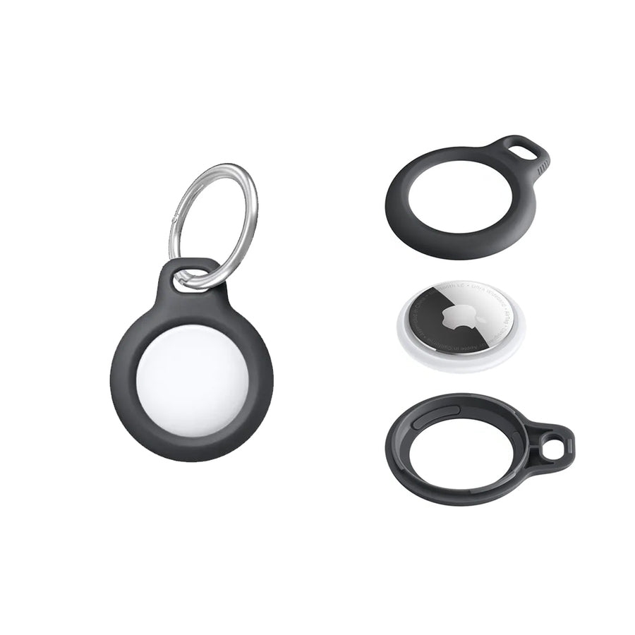 Llavero de Plástico para Airtag - Negro