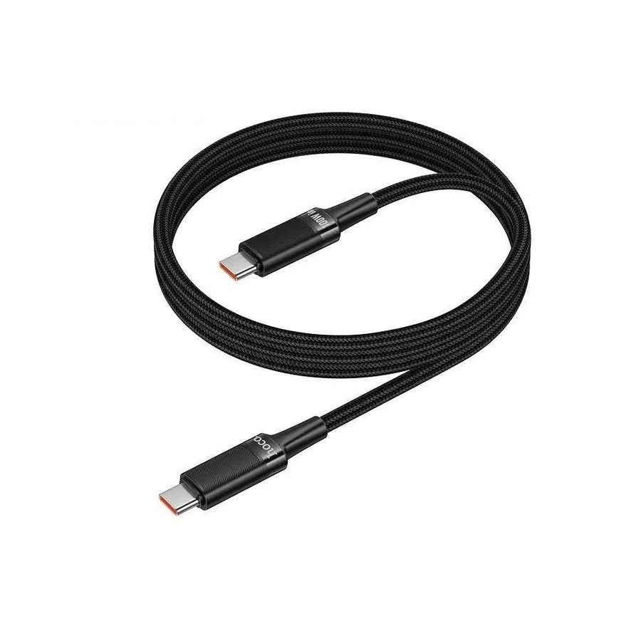 Cable USB-C a USB-C 100W Hoco U153 Negro