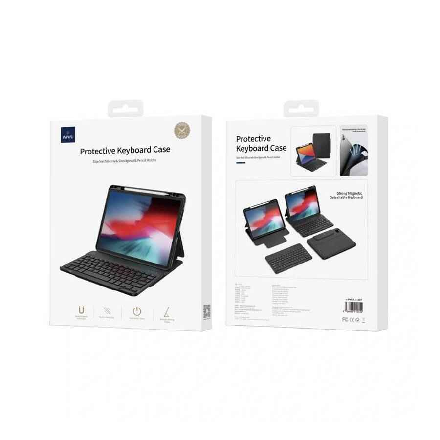 Estuche Negro con teclado WiWU iPad 2022 10.9" (10ª Gen)