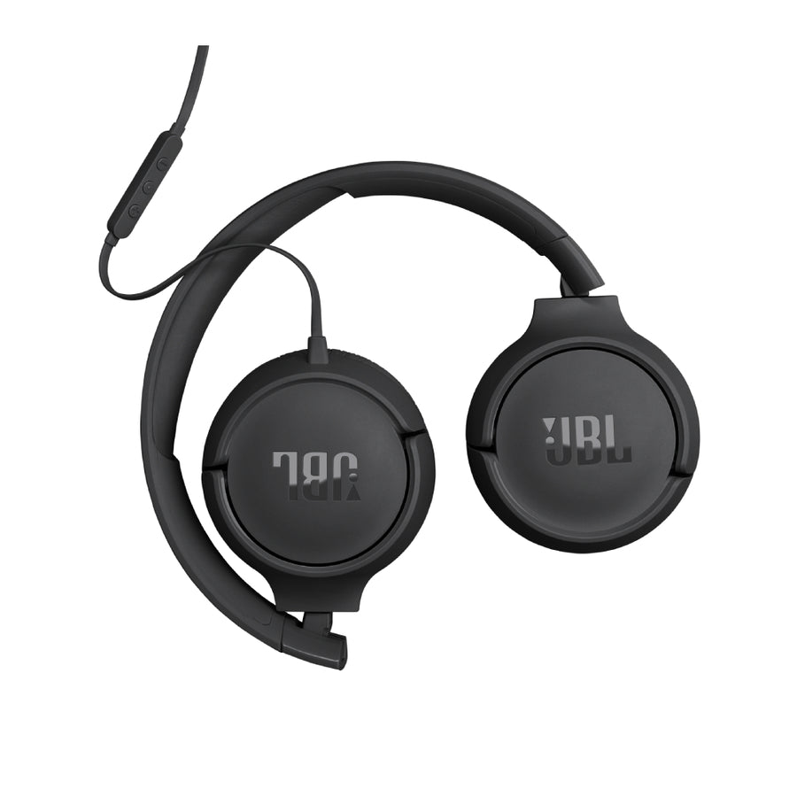 Auriculares JBL TUNE 520C con cable USB-C Negro