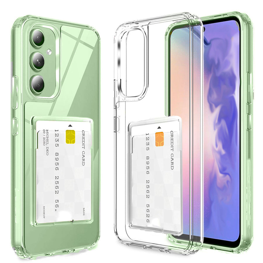 Carcasa Transparente con Porta Tarjetas - Samsung A34 5G