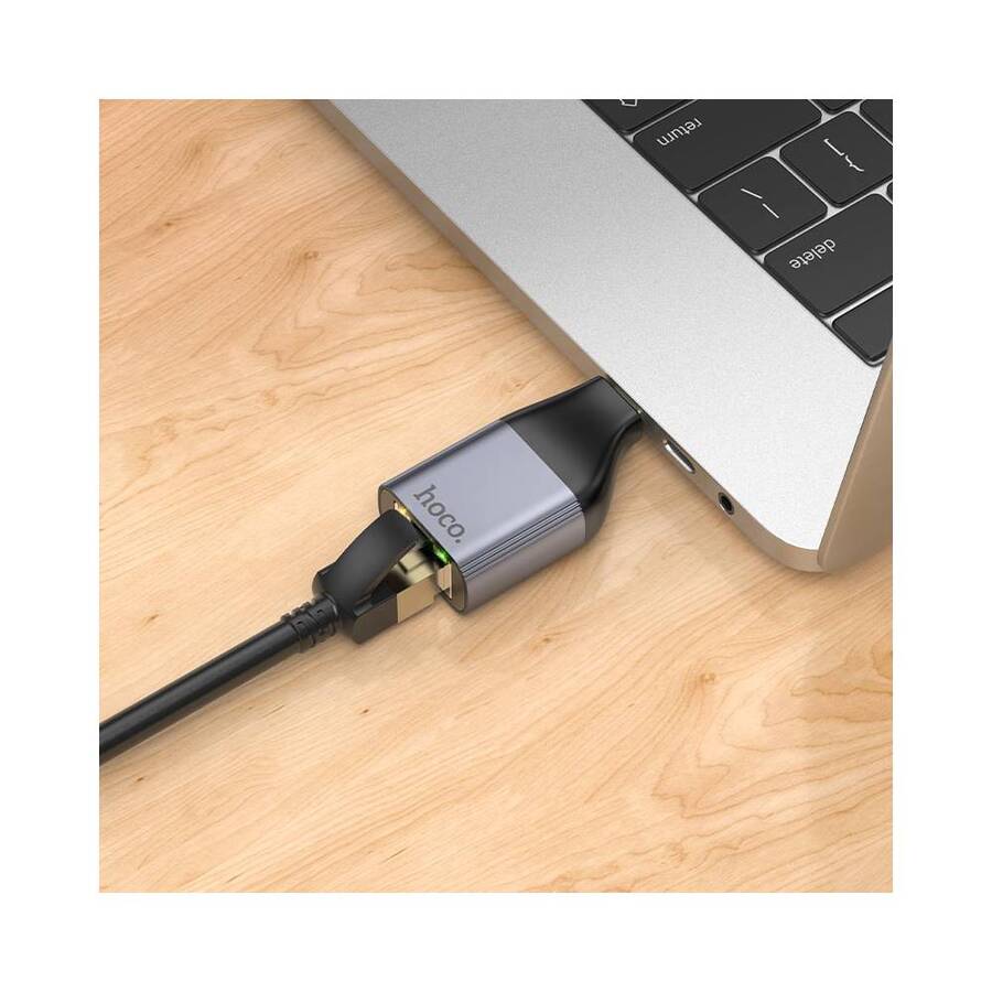 Adaptador Tipo C a Ethernet RJ45 Hoco UA35