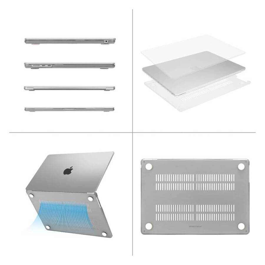 Carcasa Transparente Macbook Air 15" M2 / M3 / M4 / M5