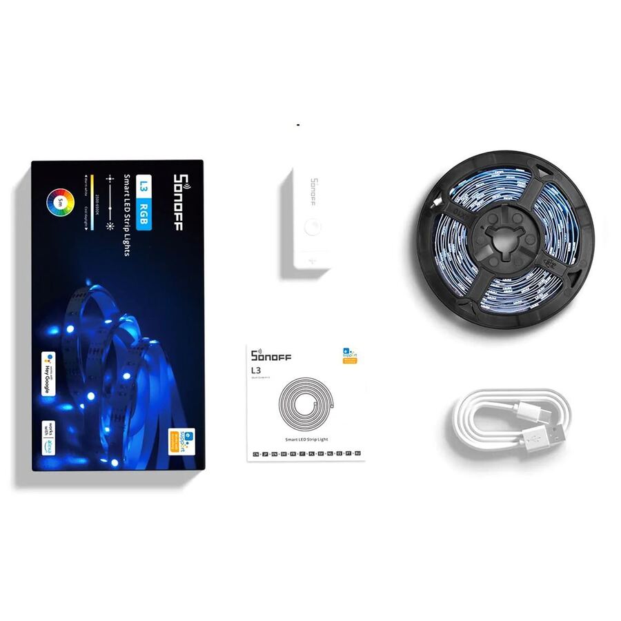 Tira Luces LED RGB Wifi L3 - 5 Metros - SONOFF