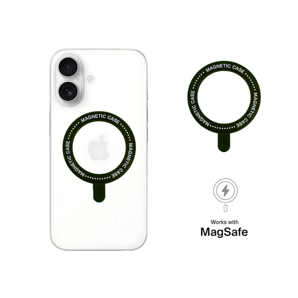 Aro Adhesivo Magnético MagSafe Verde Oscuro