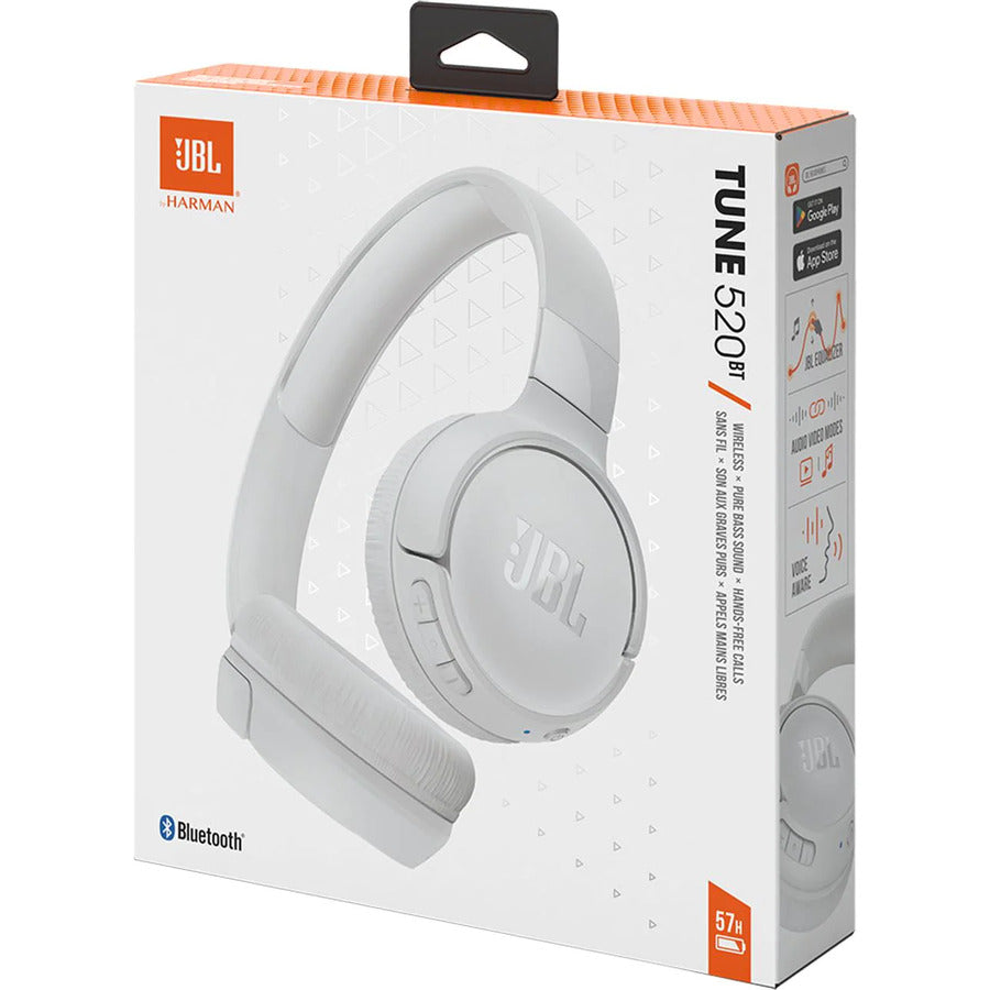Auriculares JBL Tune 520BT Inalámbricos - Blanco