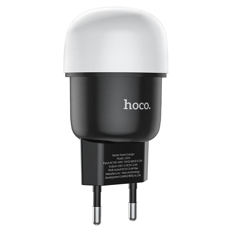 Luz de Noche con Cargador USB Hoco C87A