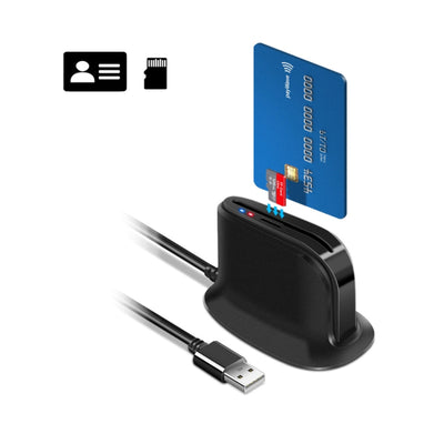Base lector cédula + Tarjeta SD Firma Digital Trámites DGI