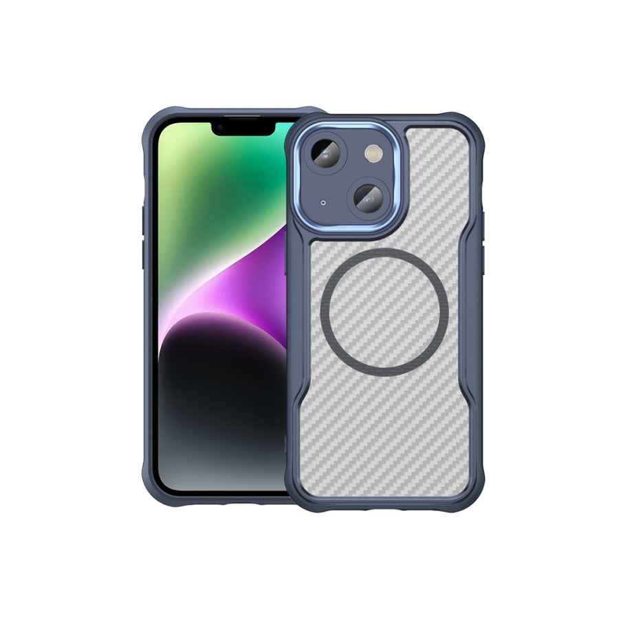 Cover Carbono Azul iPhone 14