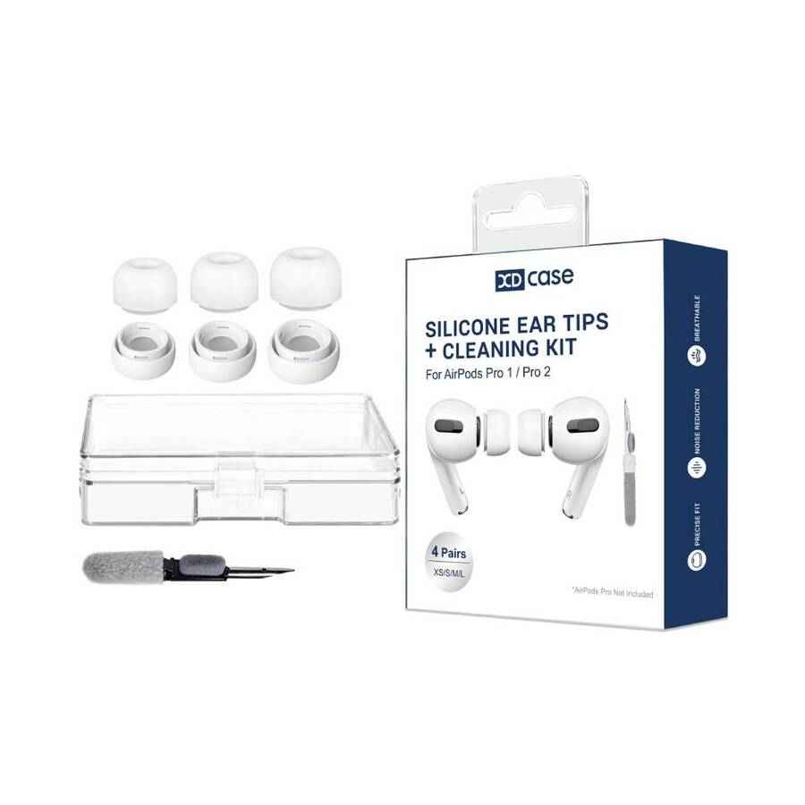 Tapones de Silicona + Kit Limpieza para Airpods PRO 1 / 2