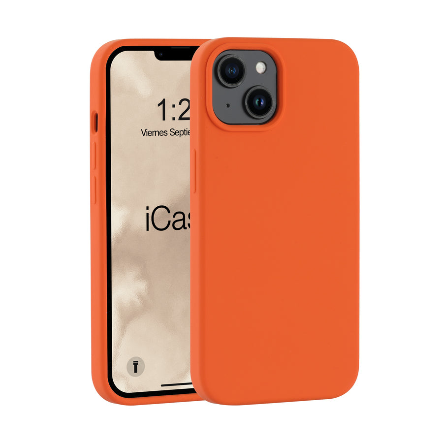 Silicona iCase Naranja - iPhone 14 Plus