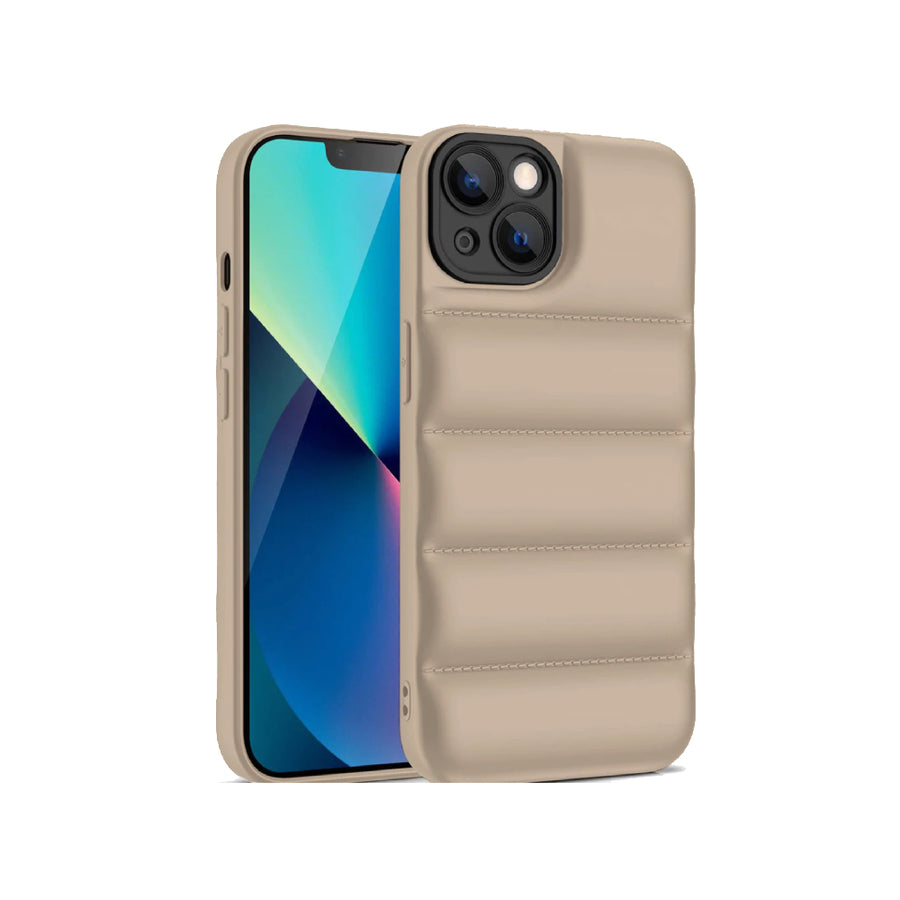 Puffer Case Beige - iPhone 14 Plus