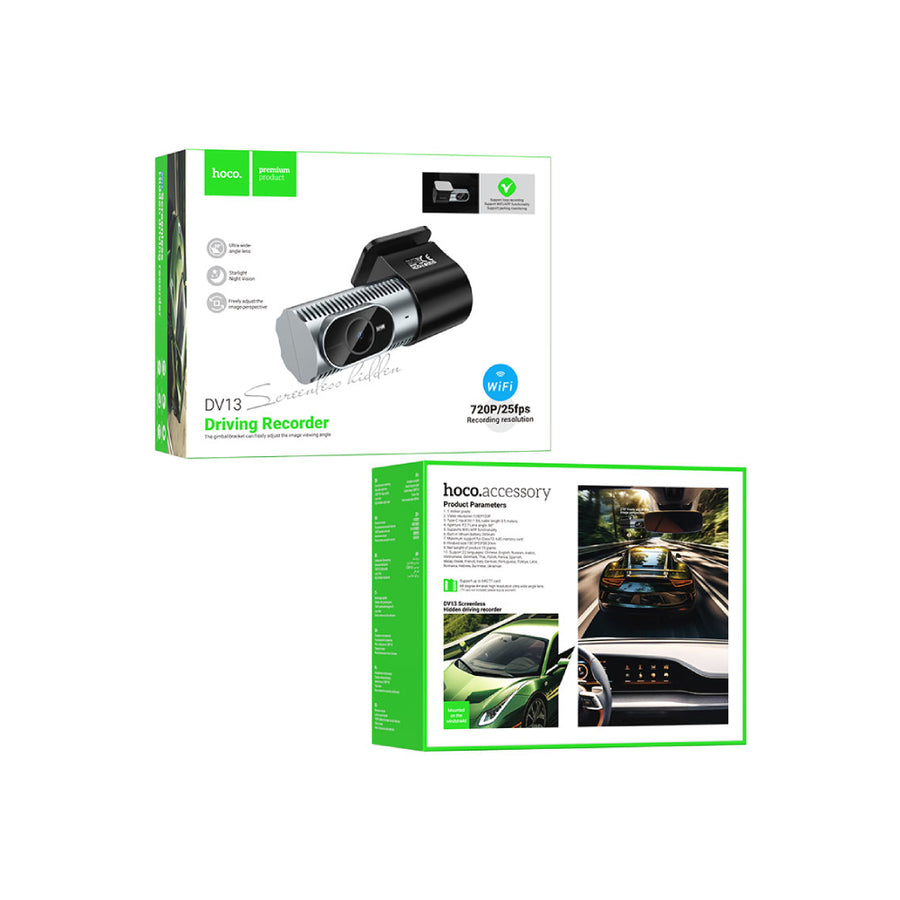 Cámara grabadora para auto Hoco DV13