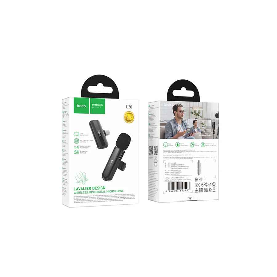 Micrófono Inalámbrico USB-C Hoco L20